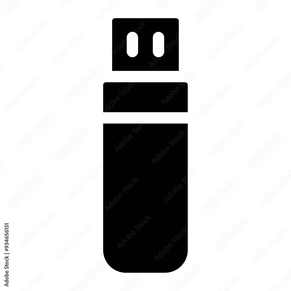 Poster usb flash drive icon 