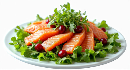 salmon with vegetables