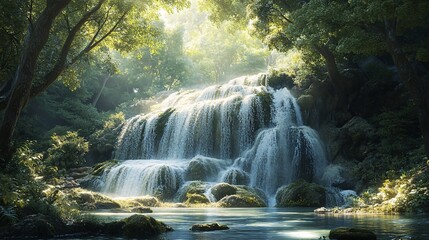 Waterfall in the forest