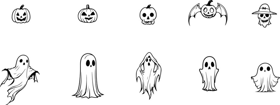 Set monstrueux mais mignon pour Halloween &agrave; ajuster 