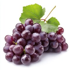 Fototapeta premium Close up of grape on an isolated white background