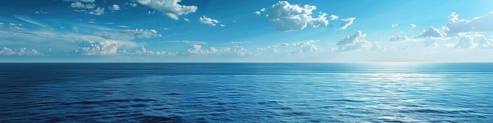 Obraz premium Minimalistic seascape nearing a harbor