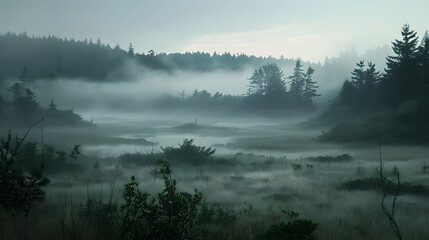 Fototapeta premium And then, the fog rolled in.