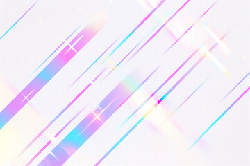 カラフルなパステルグラデーションのキラキラ輝きく線の抽象的な背景