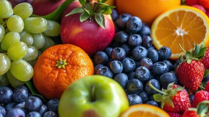 A Colorful Variety of Fresh Fruits