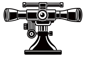 Creative medical instrument Silhouette Vector Art Illustration