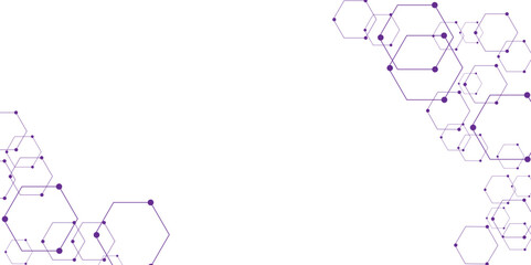 Abstract cube hexagon shape background, hexagon shape pattern innovative concept background.