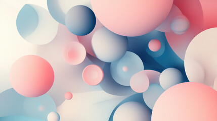 Pastel abstract shapes with layered effects pastel background