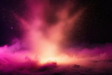 Dreamy Soft Light with Vibrant Colors Shimmering Dust and Warm Cinematic Effects