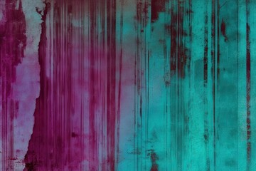 Obraz premium Detailed Close-up of Worn Photocopy Texture Featuring Bright Teal Gradient and Streaks
