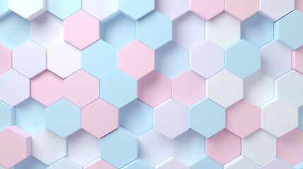Fototapeta premium abstract background with hexagons