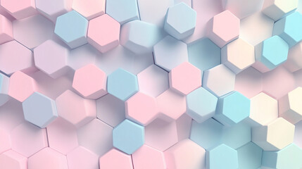 Fototapeta premium abstract background with hexagons