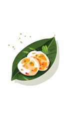 the AI Image Generator, Creamy seafood bisque garnished with fresh herbs