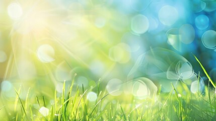 Obraz premium Sunlight and Grass