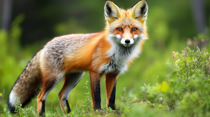 Fototapeta premium Red Fox in the Forest