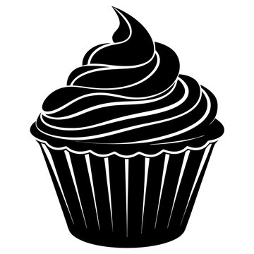 recommend clip art: cupcake icon, cupcake vector silhouette