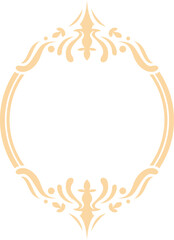 Decorative Circle Frame Elegant Element