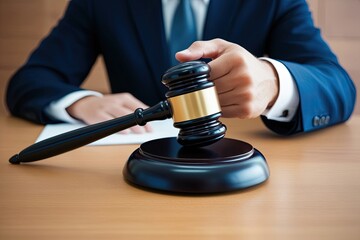 Judge Gavel Representation of Fair Justice in Family Court Child Custody Insights