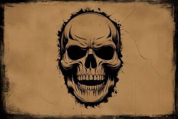 Chunky Tan Worn Canvas with Textured Surface for Creative Art and Design