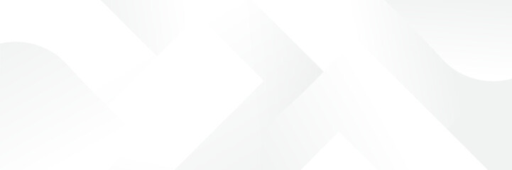 Abstract white Geometric banner design background.