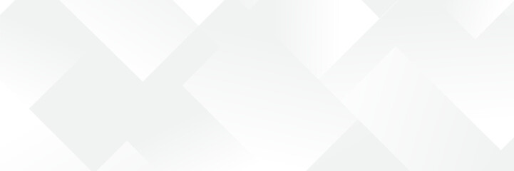 Abstract white Geometric banner design background.