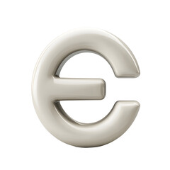 Obraz premium Striking 3D Equal Sign in Minimalist White Background