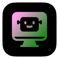 Editable smart assistant, bot vector icon. AI technology, artificial intelligence, computer. Part of a big icon set family. Perfect for web and app interfaces, presentations, infographics, etc