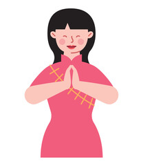 character of chinese woman in costume