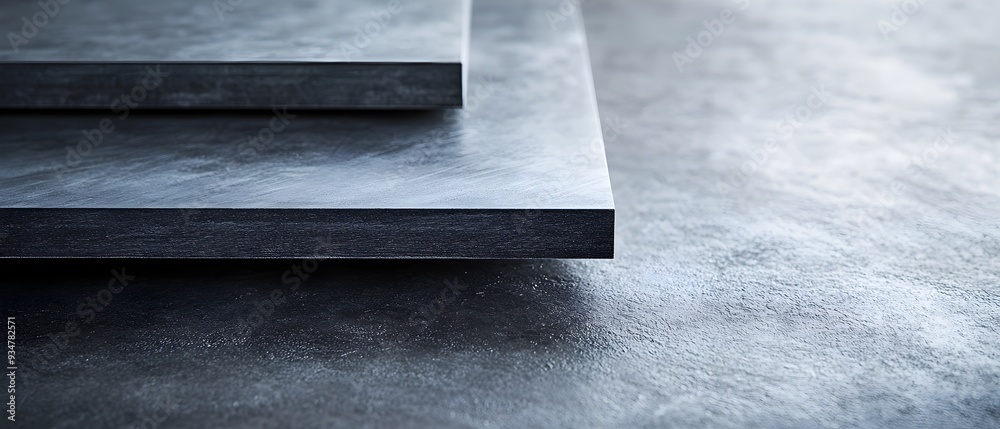 Poster photography concept showcasing the engineering applications of composite laminates with a focus on s