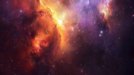 Naklejka premium galaxy and space