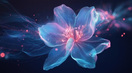 Obraz premium Glowing Flower