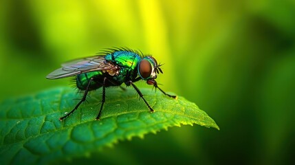 Green Fly on a Leaf