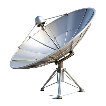 recommend clip art: Satellite antenna isolated