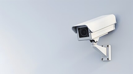 Bright and Detailed Security CCTV Isolated on White Background