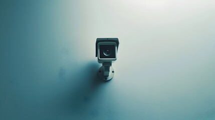 Bright and Detailed Security CCTV Isolated on White Background