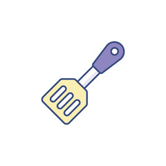 Cooking Turning icon design with white background stock illustration