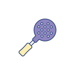 Frying Spoon icon design with white background stock illustration