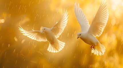 Bird flying to freedom. 