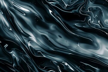 Obraz premium Abstract Swirling Liquid with Bubbles