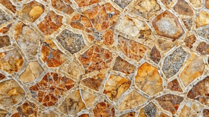 Fototapeta premium Close up of a textured stone surface with intricate patterns and variations