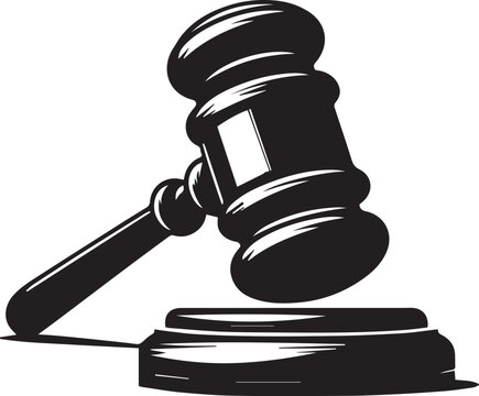 recommend clip art:  Gavel vector silhouette illustration logo art