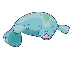 seacow animal cartoon