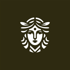 Ancient girl logo