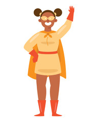 super hero mascot character