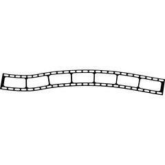 Fototapeta premium Film Roll Flat