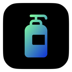 Editable shower gel vector icon. Cosmetics, makeup, skincare, beauty. Part of a big icon set family. Perfect for web and app interfaces, presentations, infographics, etc