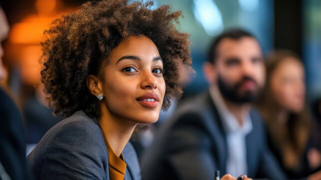 Close-up of debaters mid-discussion showcasing expressive body language and animated facial expressions in a modern debate setting