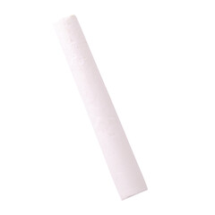 White chalk isolated on a white background.