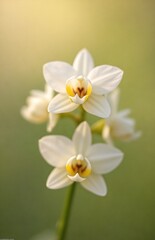 white and yellow flowers