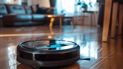 Gorgeous robot vacuum on the floor